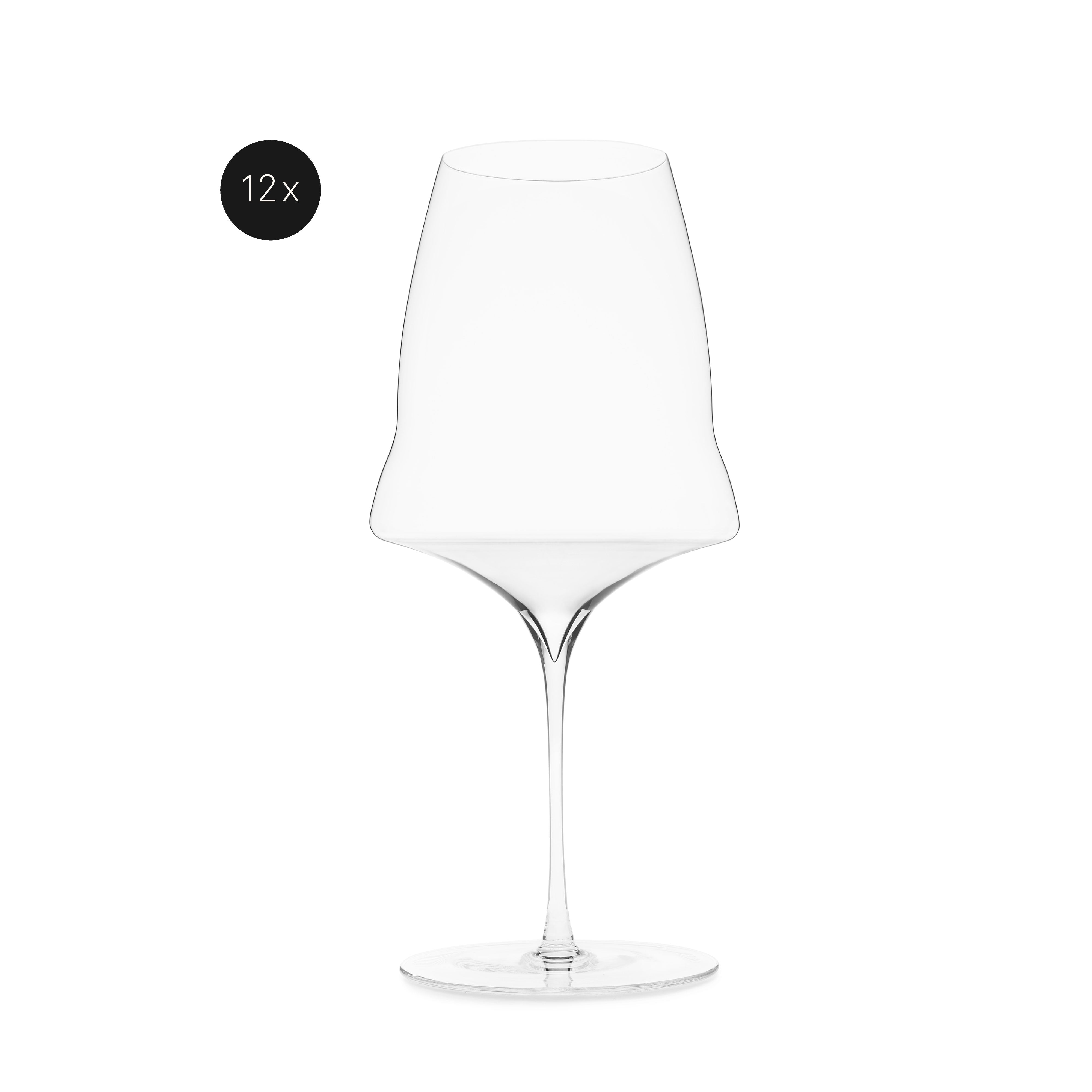Josephine N° 3 by Josephinenhütte – Red wine glasses #Set_Set of 12