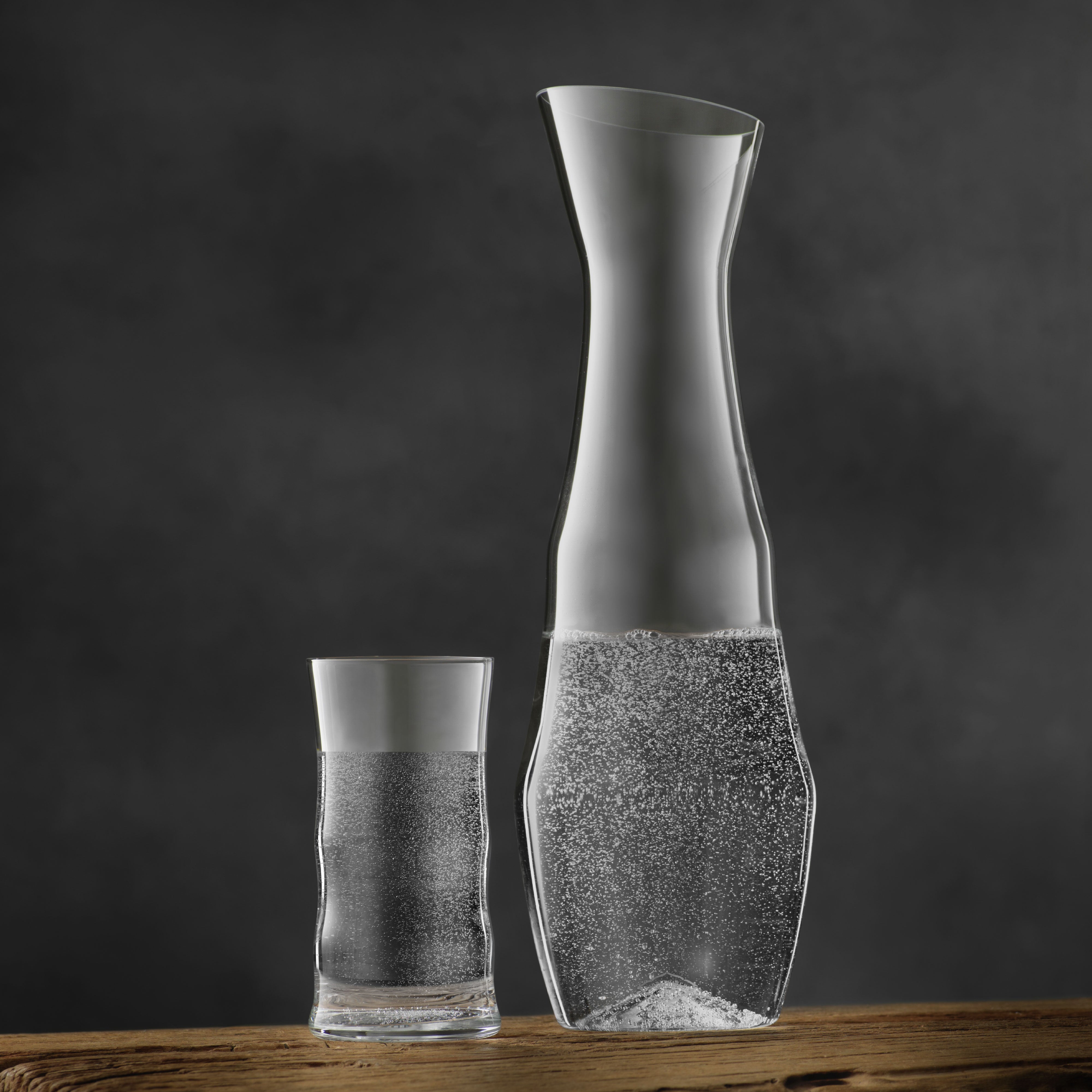 Josephine N° 9 – Carafe by Josephinenhütte with Josephine N° 5 – Water glass by Josephinenhütte