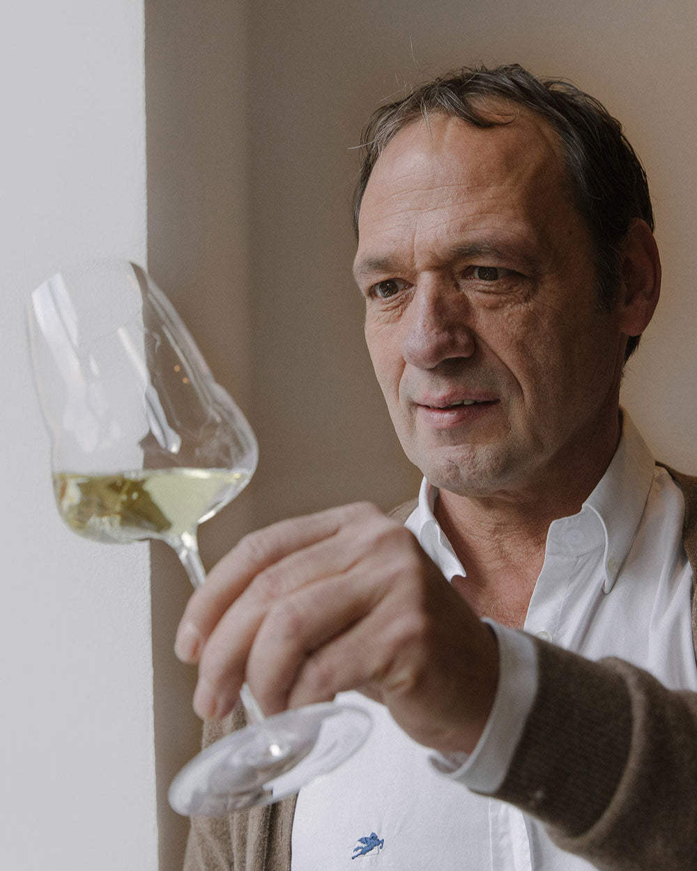 Markus Molitor mit dem Josephine Weinglas