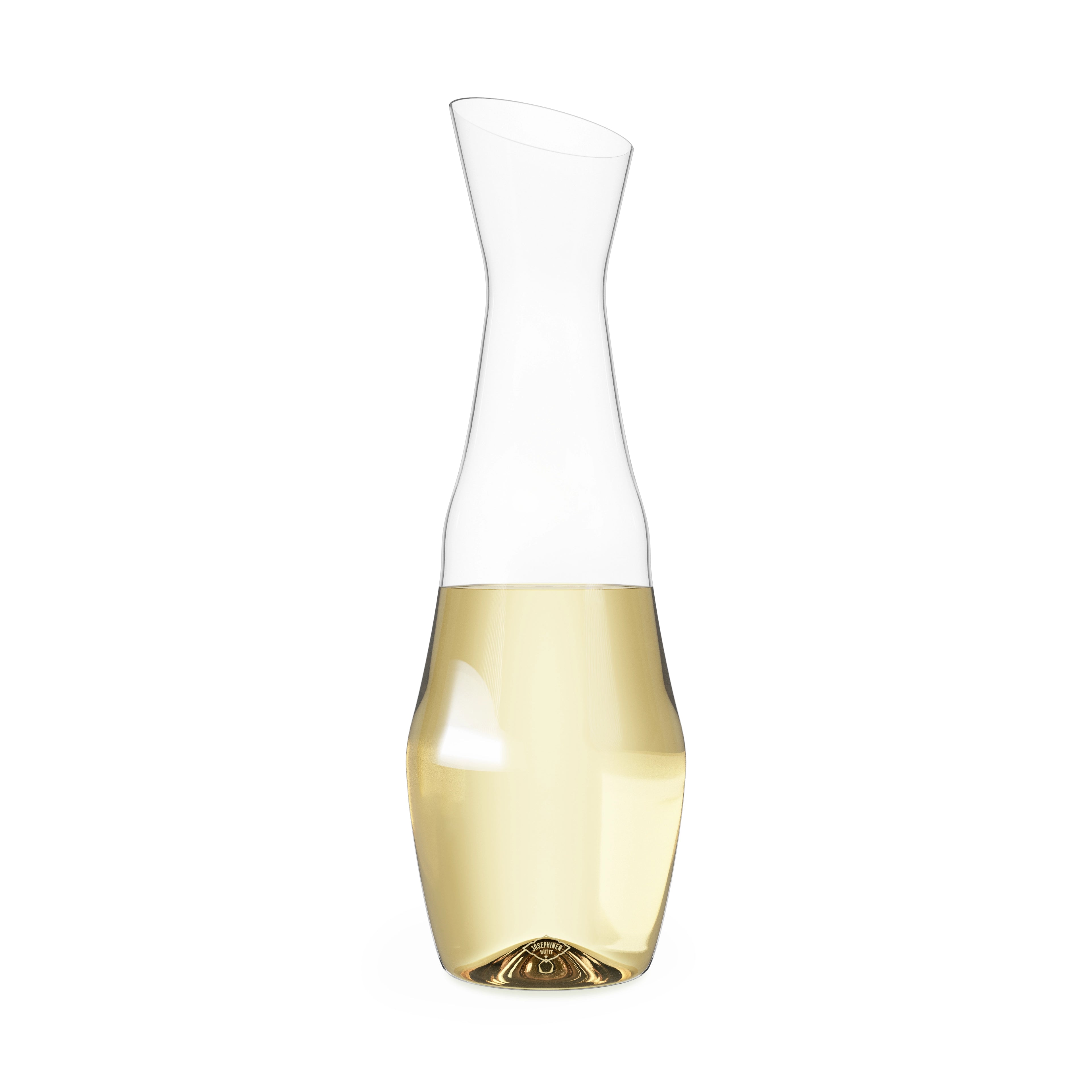 JOSEPHINE Carafe by Josephinenhütte, filled with white wine