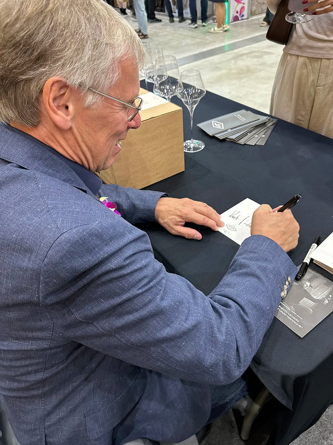 Autograph session with Kurt Josef Zalto