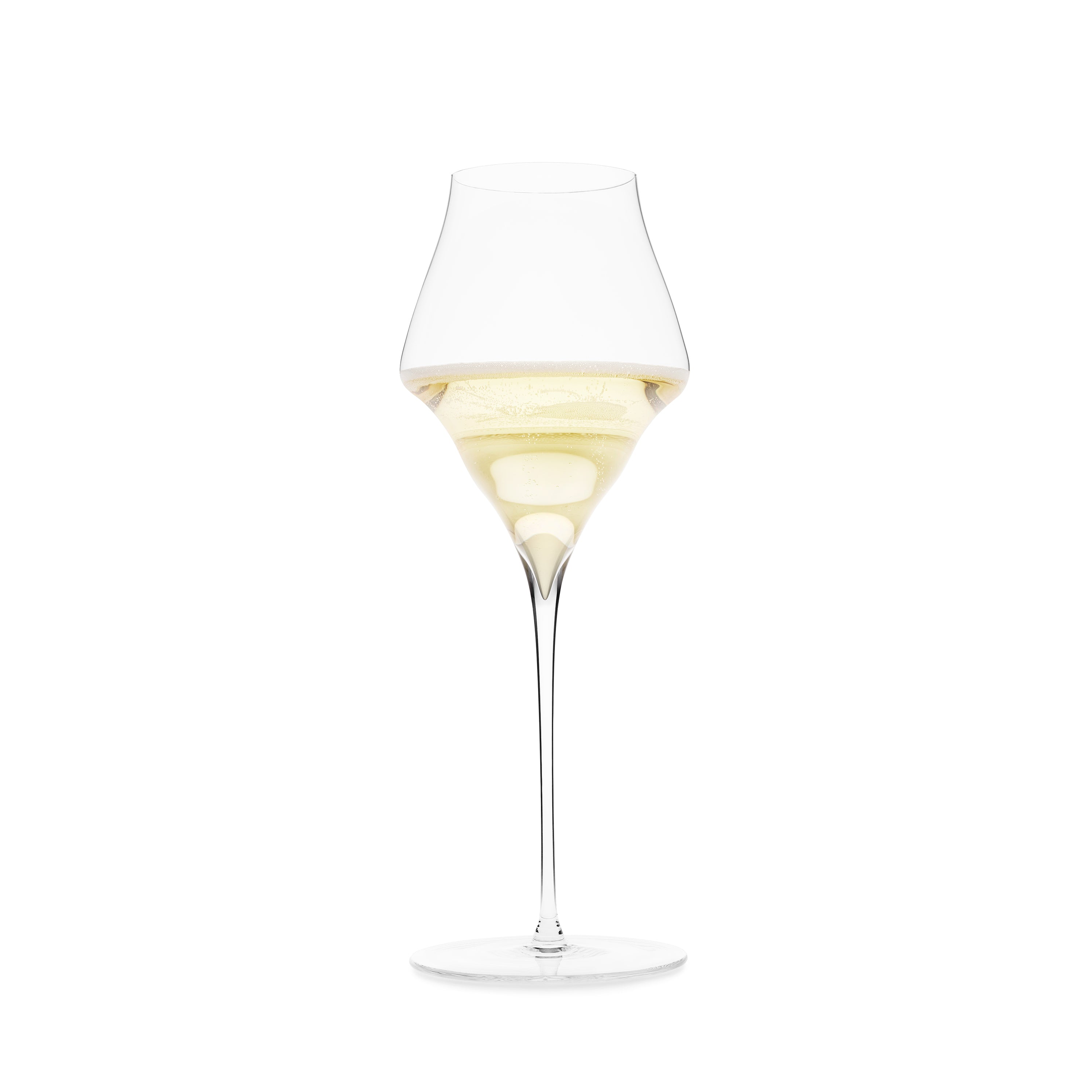 Filled champagne glass – JOSEPHINE No 2 by Josephinenhütte